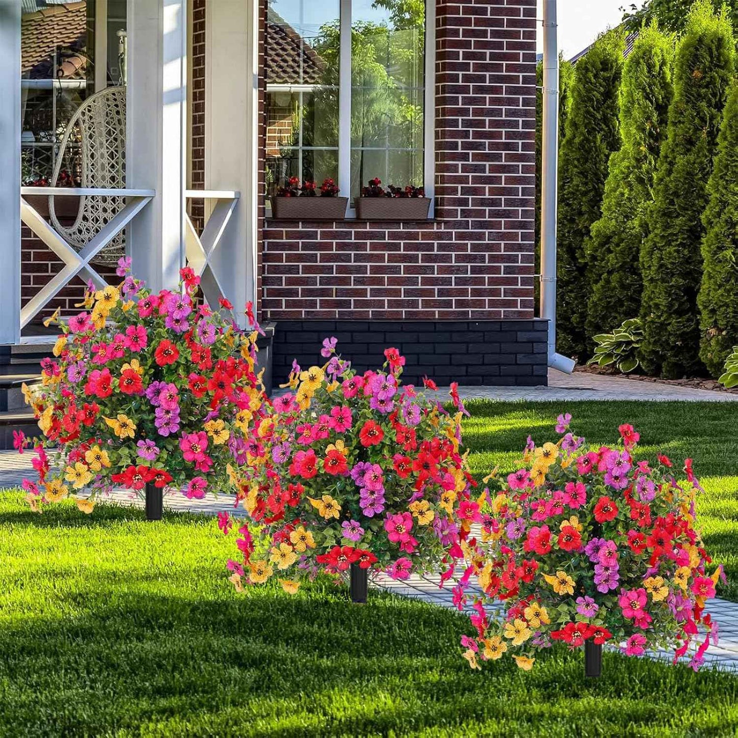 Last Day Promotion! 🔥Outdoor/Indoor UV Resistant & Waterproof Artificial Flower Decor ✅