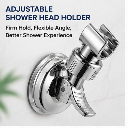 🌎Ends Today: 70% OFF!🔥2pcs Adjustable Shower Head Holders Removable Suction Cup Shower Head Bracket No Drill Shower Head Bracket