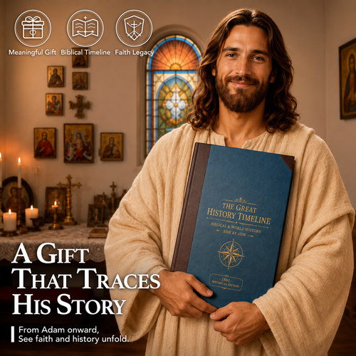 🏅40K+ Sold📜 SPECIAL OFFER | Synchronological History Chart – 6,000 Years of Biblical & World Events in One Fold-Out Timeline