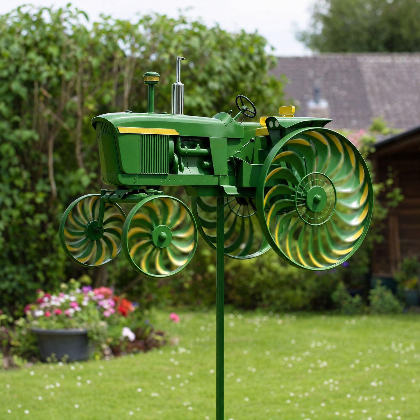 🌎Ends Today: 70% OFF!🔥 🚜Earl's Handmade Tractor Wind Spinner