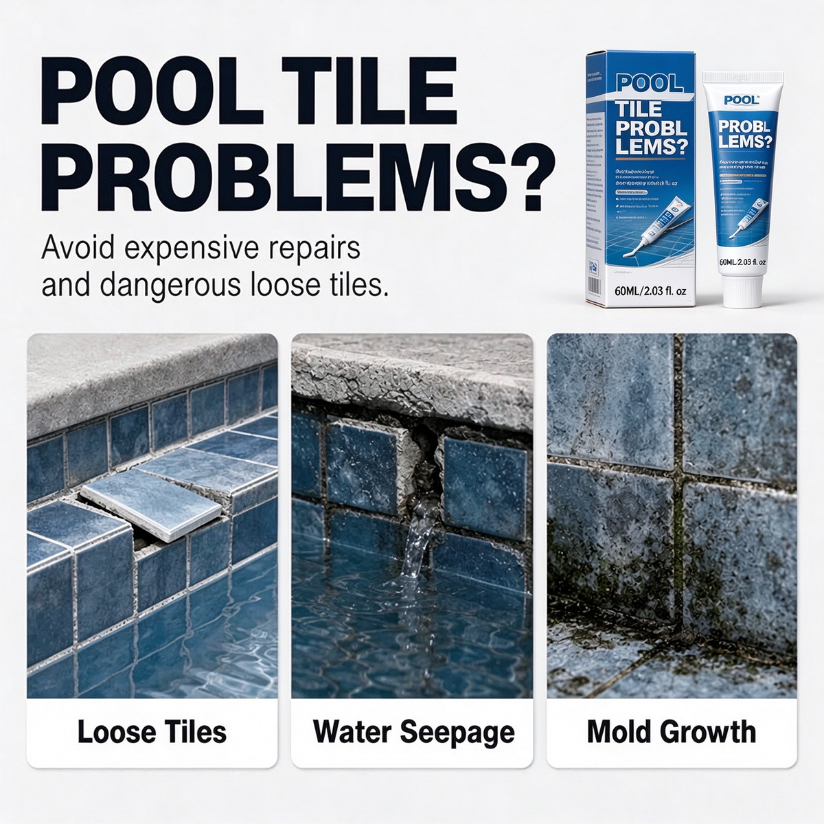 🏊 LIMITED-TIME 50% OFF! 💧 High-Strength Underwater Adhesive – No Drain Repair, Fast Bond, Seamless ✨