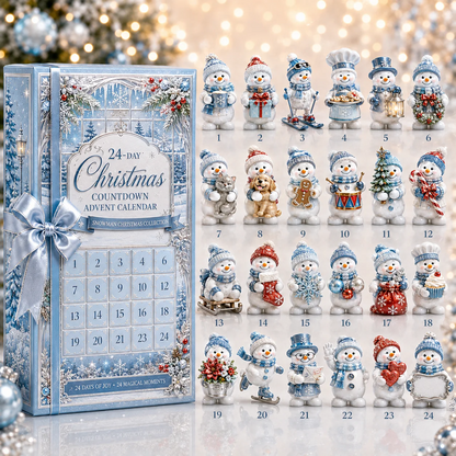 ✈️Last Day 50% OFF✨🎅 2026 Christmas Gift 50% Off--✨24-Day Christmas Countdown Advent Calendar – Snowman Christmas Series