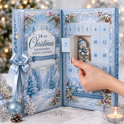 ✈️Last Day 50% OFF✨🎅 2026 Christmas Gift 50% Off--✨24-Day Christmas Countdown Advent Calendar – Snowman Christmas Series