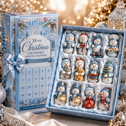 ✈️Last Day 50% OFF✨🎅 2026 Christmas Gift 50% Off--✨24-Day Christmas Countdown Advent Calendar – Snowman Christmas Series