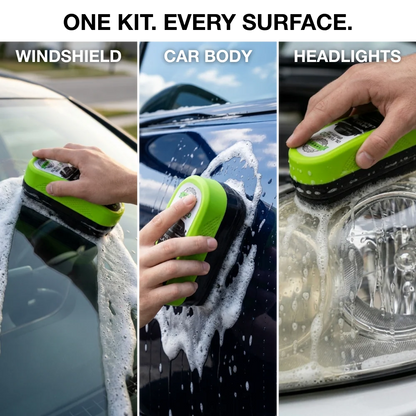 ✈️Last Day 50% OFF✨Reusable Windshield Oil Film Remover – Anti-Fog Glass Coating Brush
