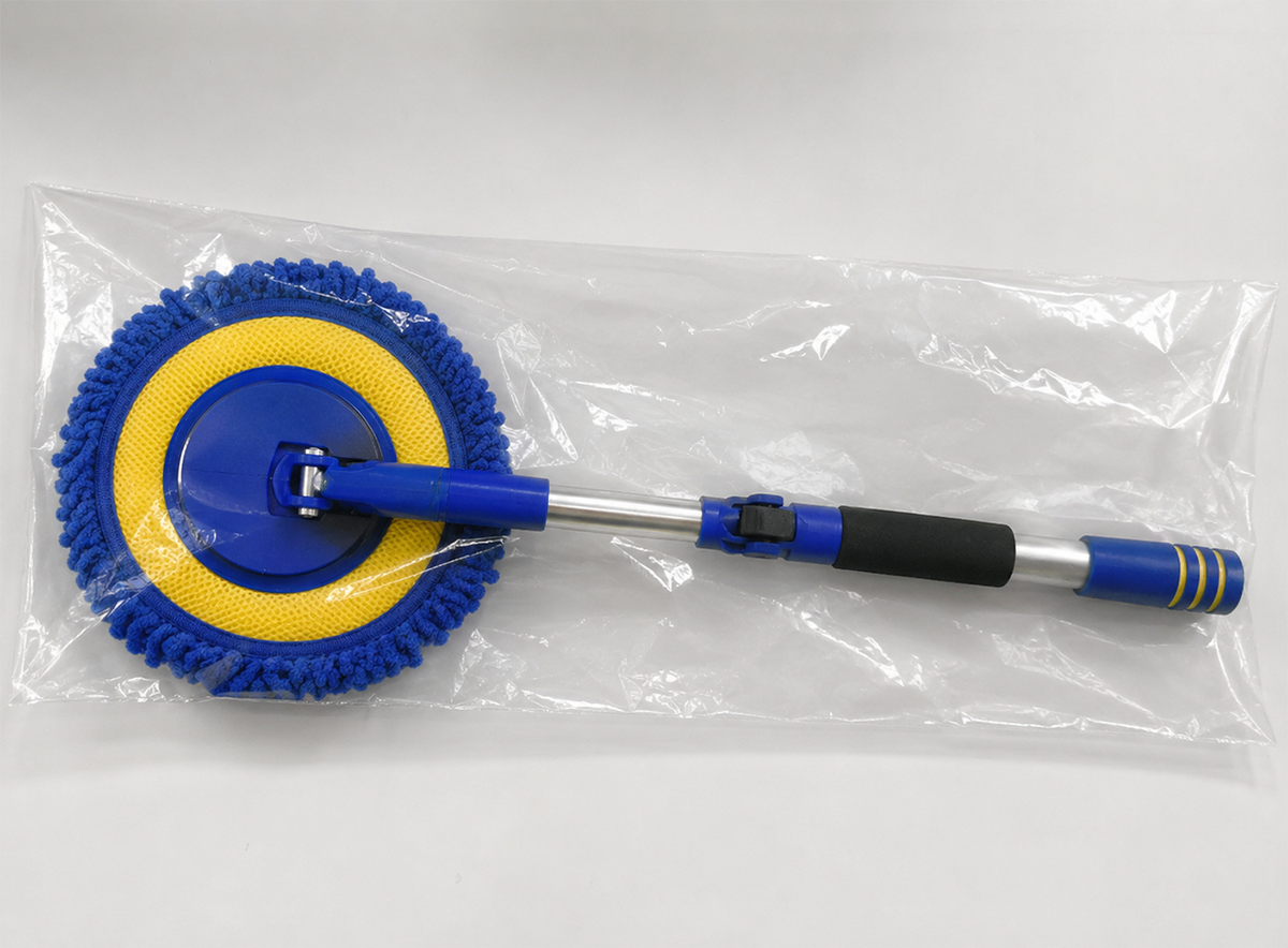 🏅⏳Time-Limited Special⏰Durable Aluminum Long Handle Telescopic Car Wash Mop – Soft Microfiber, Scratch-Free & Adjustable Length ✨