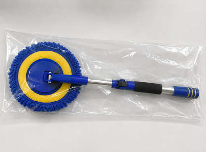 🏅⏳Time-Limited Special⏰Durable Aluminum Long Handle Telescopic Car Wash Mop – Soft Microfiber, Scratch-Free & Adjustable Length ✨