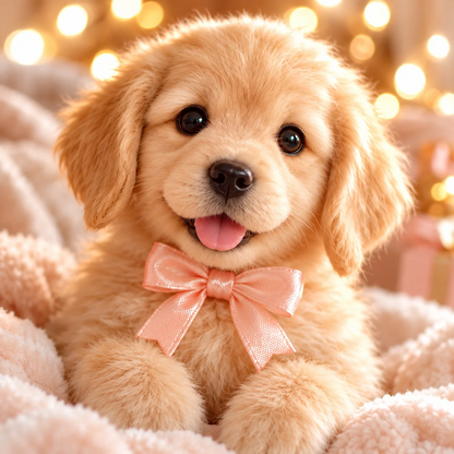 🎄 49% OFF – Golden Buddy™ Realistic Robot Golden Retriever Puppy