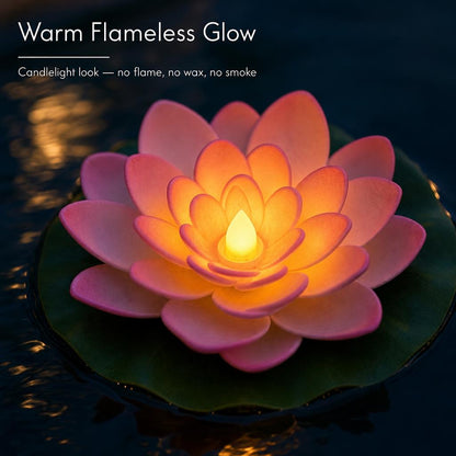 💮2026 Hot Sale🌸Floating Lotus Lights