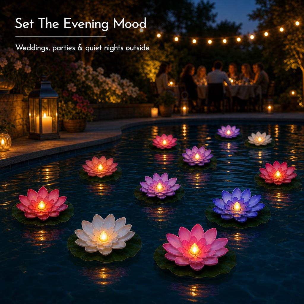 💮2026 Hot Sale🌸Floating Lotus Lights