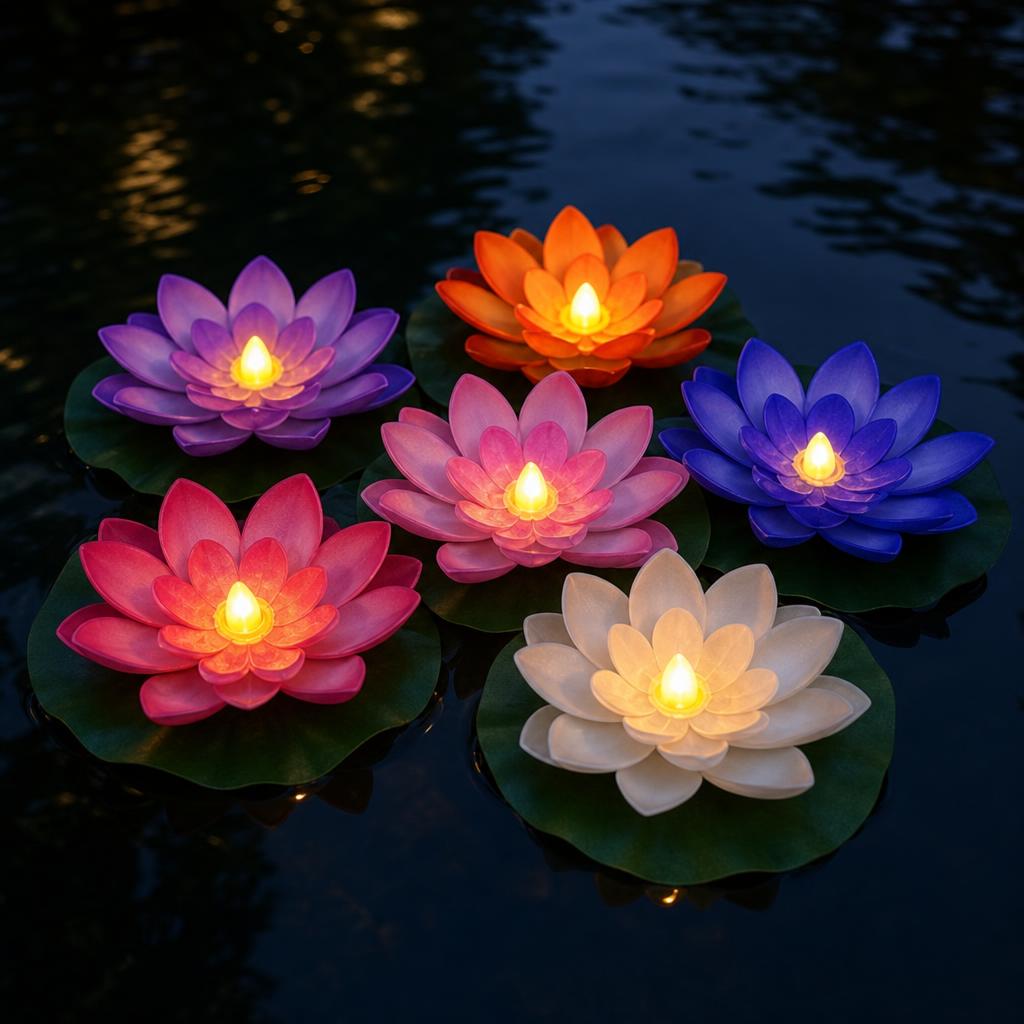 💮2026 Hot Sale🌸Floating Lotus Lights