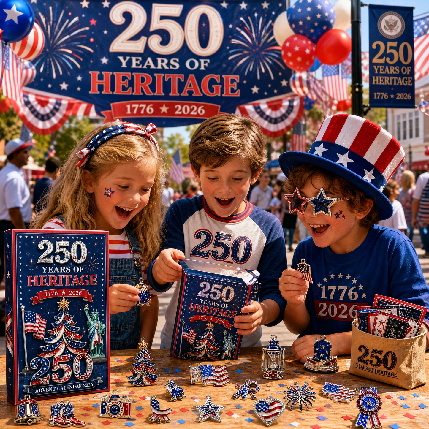 America 250th Heritage Icons Advent Calendar 2026