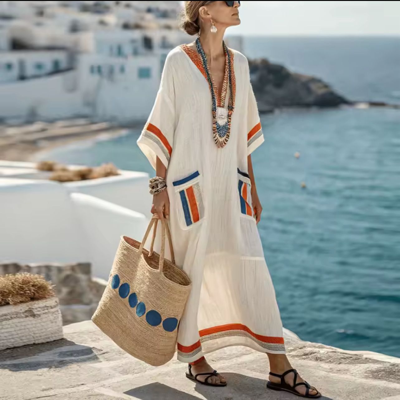 Long Strand Dress for a Stylish Summer Look