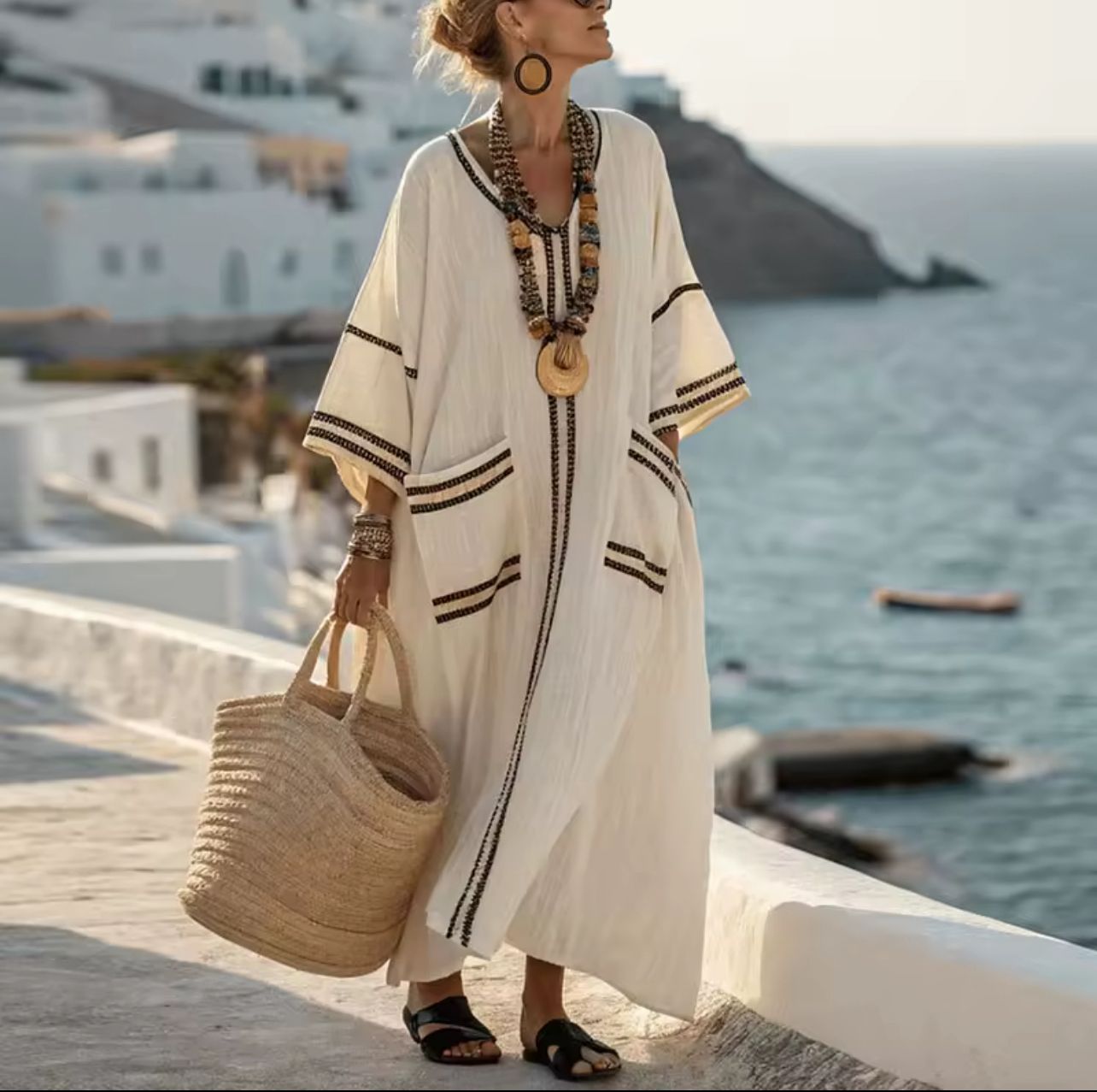 Long Strand Dress for a Stylish Summer Look
