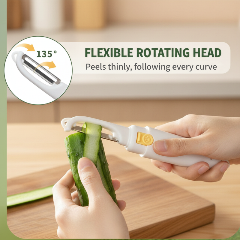 ✈️Last Day 50% OFF%✨2-in-1 Kitchen Fruit Knife & Peeler