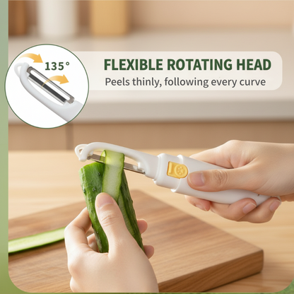 ✈️Last Day 50% OFF%✨2-in-1 Kitchen Fruit Knife & Peeler