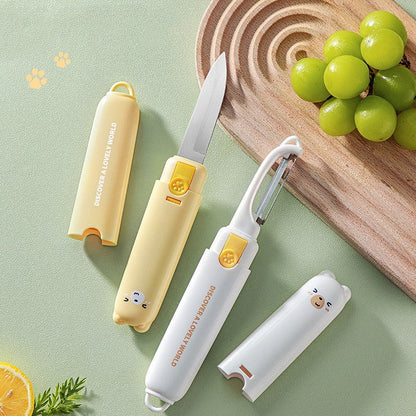 ✈️Last Day 50% OFF%✨2-in-1 Kitchen Fruit Knife & Peeler
