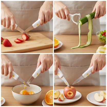 ✈️Last Day 50% OFF%✨2-in-1 Kitchen Fruit Knife & Peeler