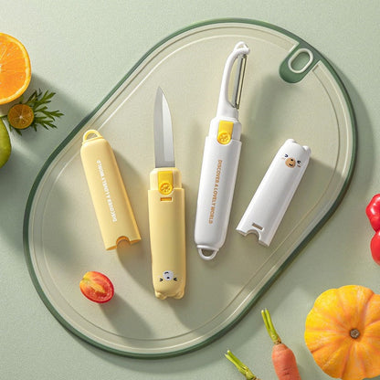 ✈️Last Day 50% OFF%✨2-in-1 Kitchen Fruit Knife & Peeler