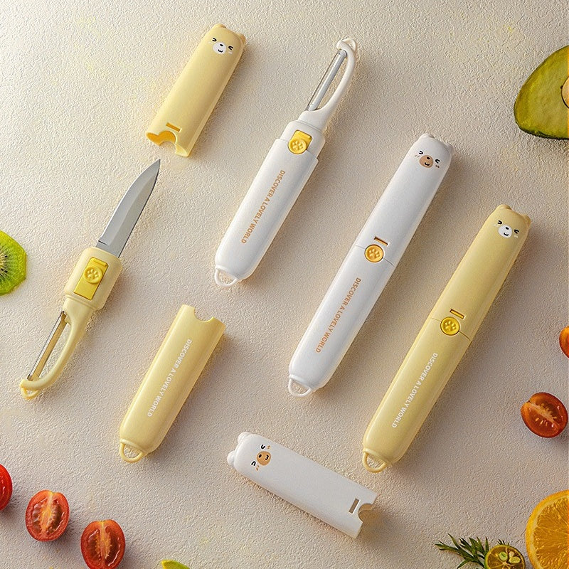 ✈️Last Day 50% OFF%✨2-in-1 Kitchen Fruit Knife & Peeler