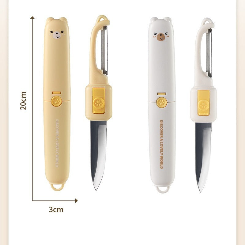 ✈️Last Day 50% OFF%✨2-in-1 Kitchen Fruit Knife & Peeler