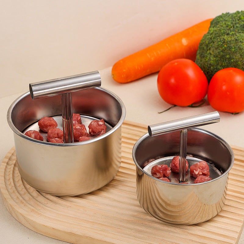 ✈️Last Day 50% OFF✨🔥 30% OFF | Stainless Steel Meatball Maker – Shape 6 or 12 at Once