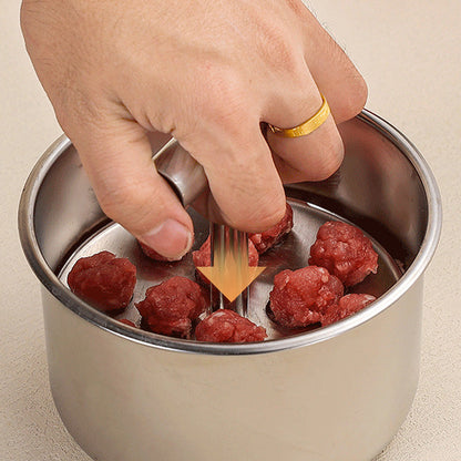 ✈️Last Day 50% OFF✨🔥 30% OFF | Stainless Steel Meatball Maker – Shape 6 or 12 at Once