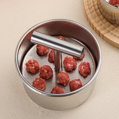 ✈️Last Day 50% OFF✨🔥 30% OFF | Stainless Steel Meatball Maker – Shape 6 or 12 at Once