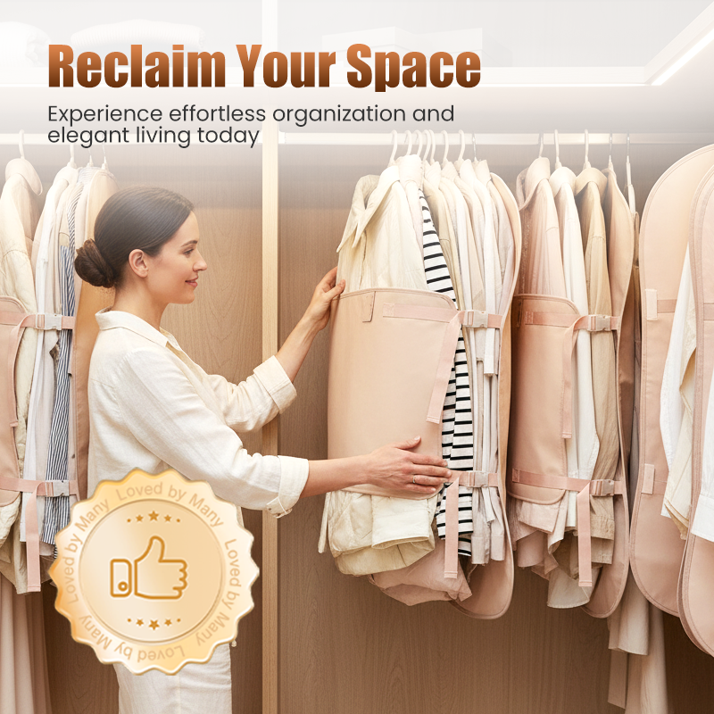 ✈️Last Day 50% OFF✨📦Dustproof storage bag👚🛡️Dust-Proof Compression Clothing Cover for Wardrobes