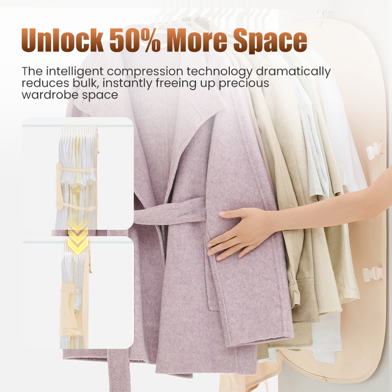 ✈️Last Day 50% OFF✨📦Dustproof storage bag👚🛡️Dust-Proof Compression Clothing Cover for Wardrobes
