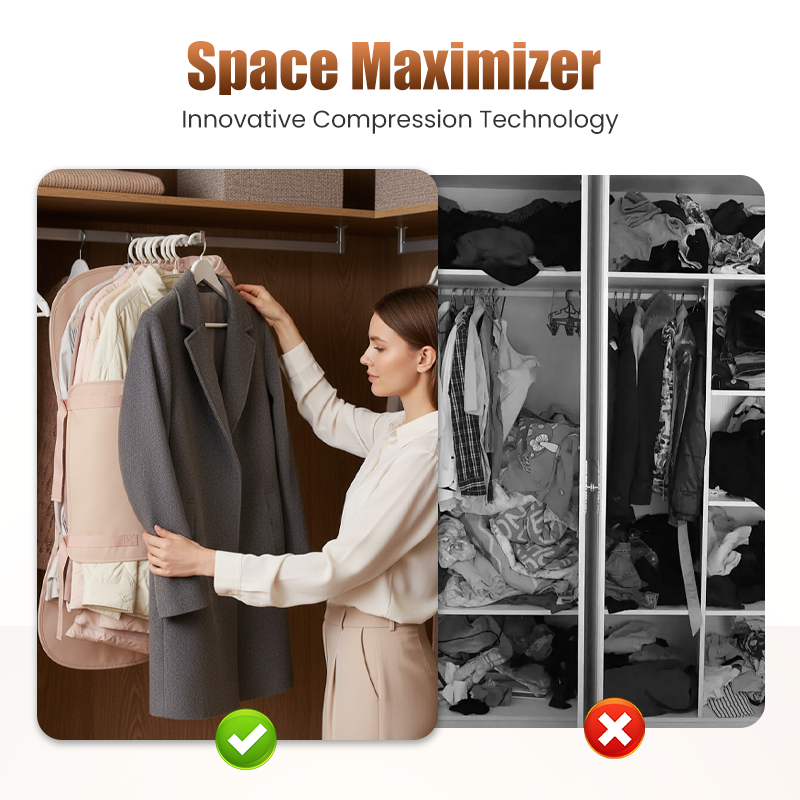 ✈️Last Day 50% OFF✨📦Dustproof storage bag👚🛡️Dust-Proof Compression Clothing Cover for Wardrobes