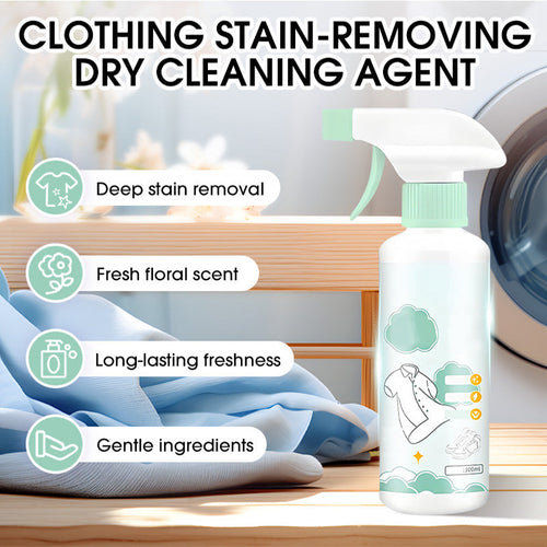 ✈️Last Day 50% OFF✨ Professional Clothing Dry-Cleaning Agent - Instantly Refresh Suits, Remove Odors & Wrinkles, No Water or Machine Needed. 🚀💼
