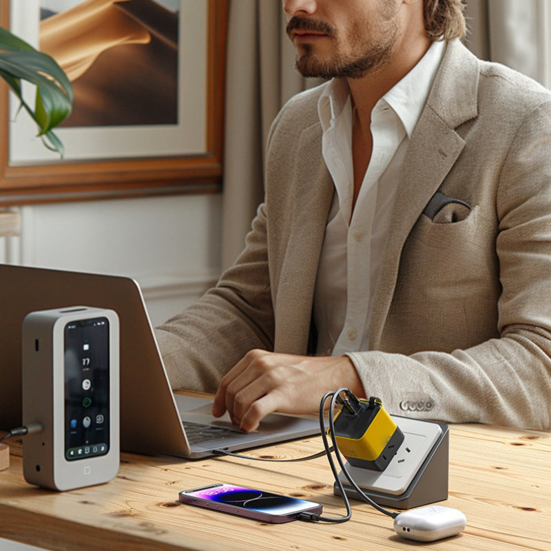 🏅2026 Sale — Over 32000 Sold! 💰65W Fast Charging Phone Charger Block with Retractable 80cm Type-C Cable portable