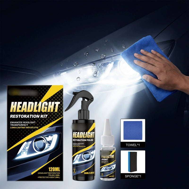 🏅⏰️Last Day Promotion🔥Professional Headlight Polish and Sealant Kit