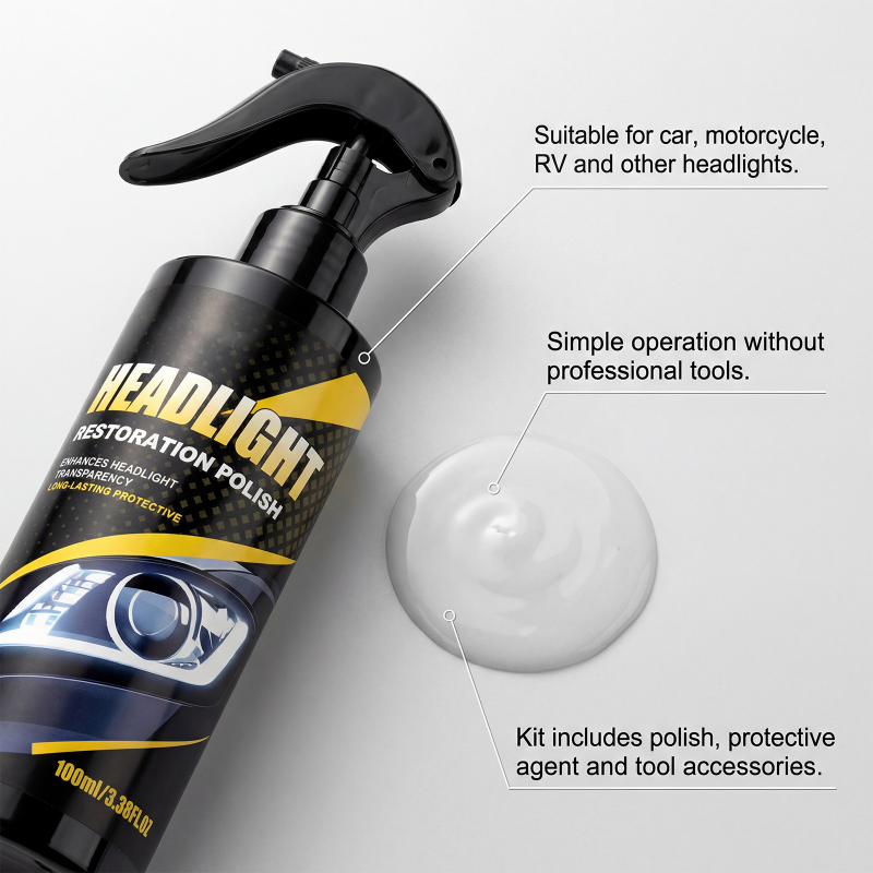 🏅⏰️Last Day Promotion🔥Professional Headlight Polish and Sealant Kit