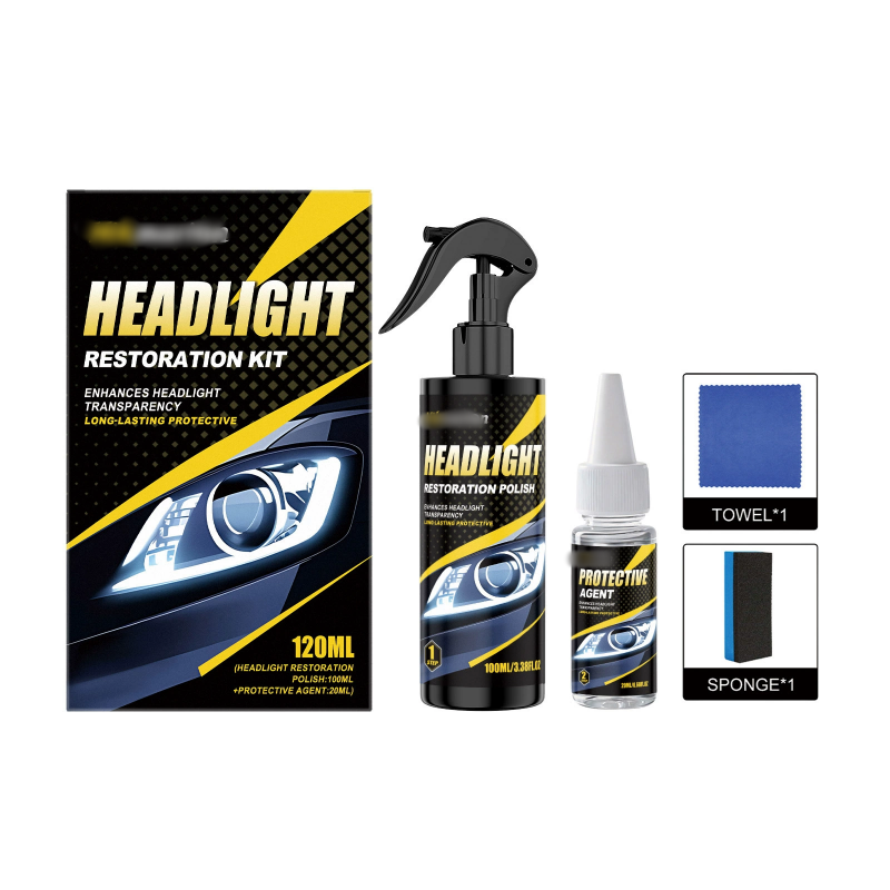 🏅⏰️Last Day Promotion🔥Professional Headlight Polish and Sealant Kit