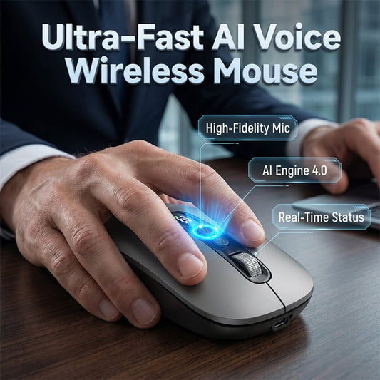 ⚡2026 Hot Sale⏰AI Smart Voice Wireless Mouse🖱️💬