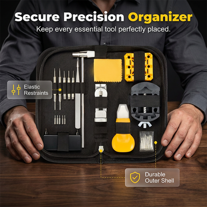 ✈️Last Day 50% OFF✨⏰ Hurry - Limited Time ⚡72-Piece Watch Repair Tool Kit with Precision Tools & Case