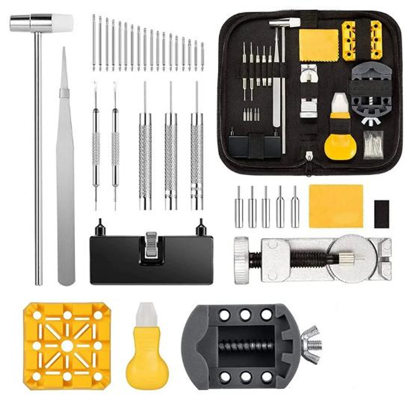 ✈️Last Day 50% OFF✨⏰ Hurry - Limited Time ⚡72-Piece Watch Repair Tool Kit with Precision Tools & Case