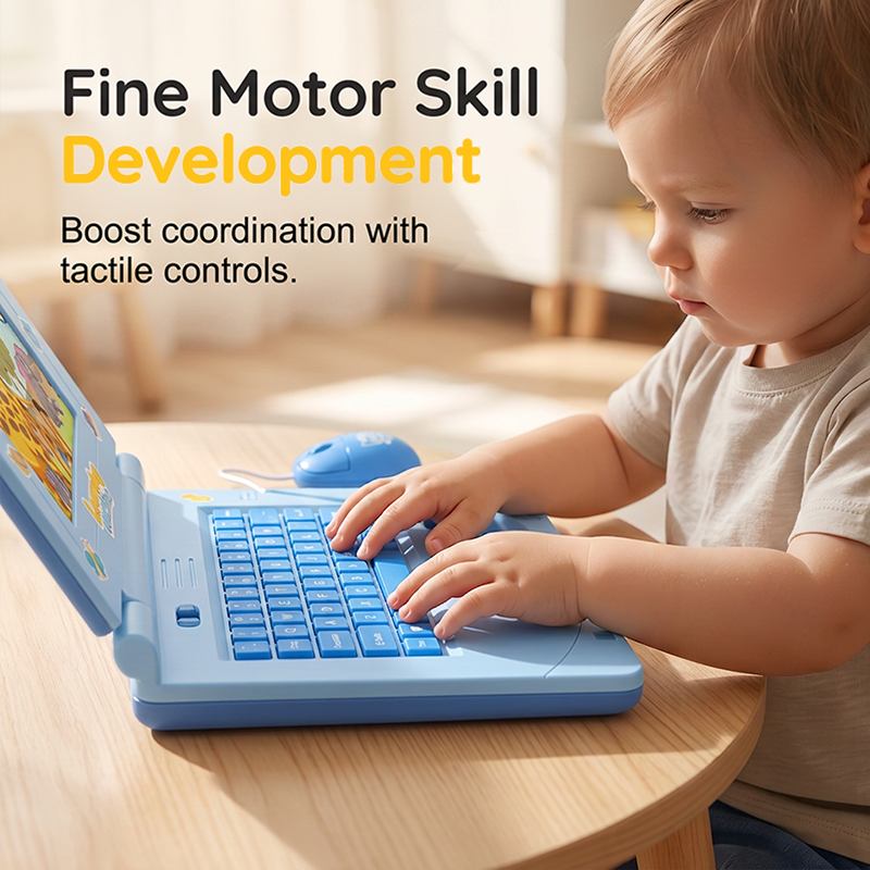 Interactive Simulation Toy Laptop