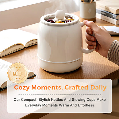 Multi-Function Portable Electric Stewing Cup for Soup, Tea & Meals