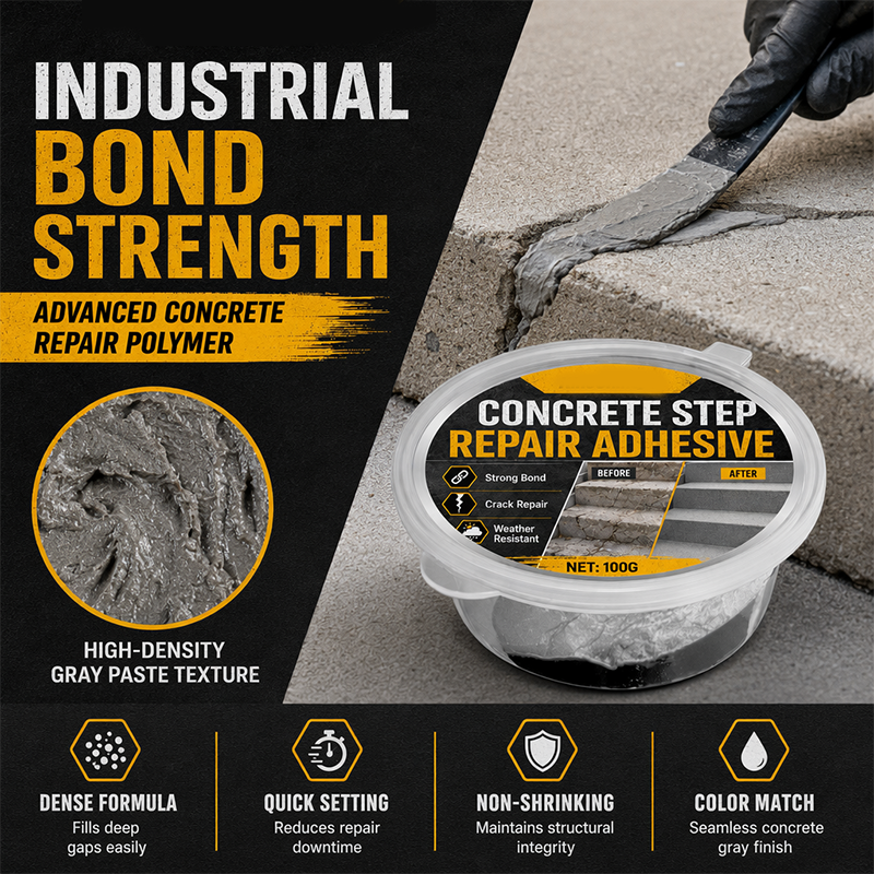 🥳2026 HOT SALE🥳💞50K+ SOLD!🧰🛠️ Concrete Step Repair Adhesive