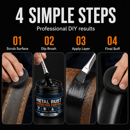 🥳 2026 HOT SALE – 50K+ SOLD! 🔧 50% OFF Metal Rust Repair Paste – Restores rusty gates, railings & tools with a protective coating. 🛡️✨