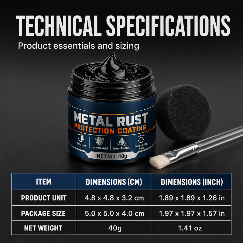 🥳 2026 HOT SALE – 50K+ SOLD! 🔧 50% OFF Metal Rust Repair Paste – Restores rusty gates, railings & tools with a protective coating. 🛡️✨