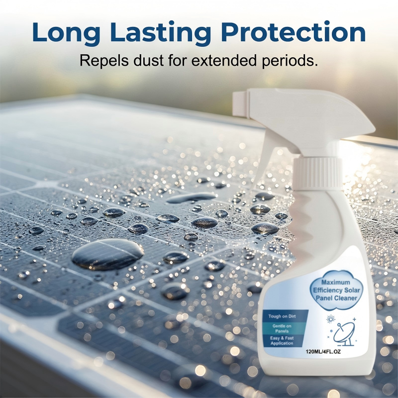 🔥Hot Sale 55% OFF🔥 Solar Panel Cleaner Spray – High-Efficiency, Streak-Free, Biodegradable, 32oz Makes 150Gal ☀️