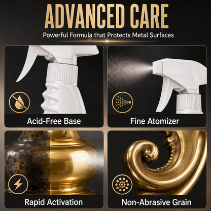 ✨ Instant Brass & Metal Tarnish Remover Spray – Restore Shine Fast