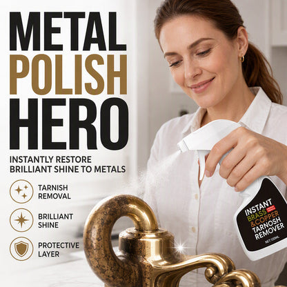 ✨ Instant Brass & Metal Tarnish Remover Spray – Restore Shine Fast