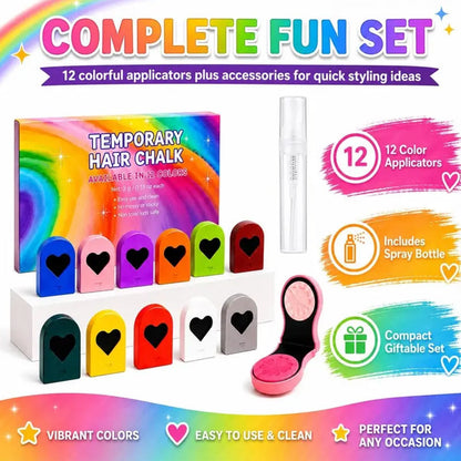 📢📢40% OFF !! ⏰Temporary Hair Chalk Set for Girls