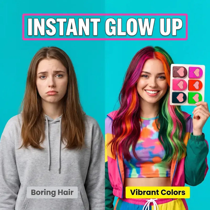 📢📢40% OFF !! ⏰Temporary Hair Chalk Set for Girls