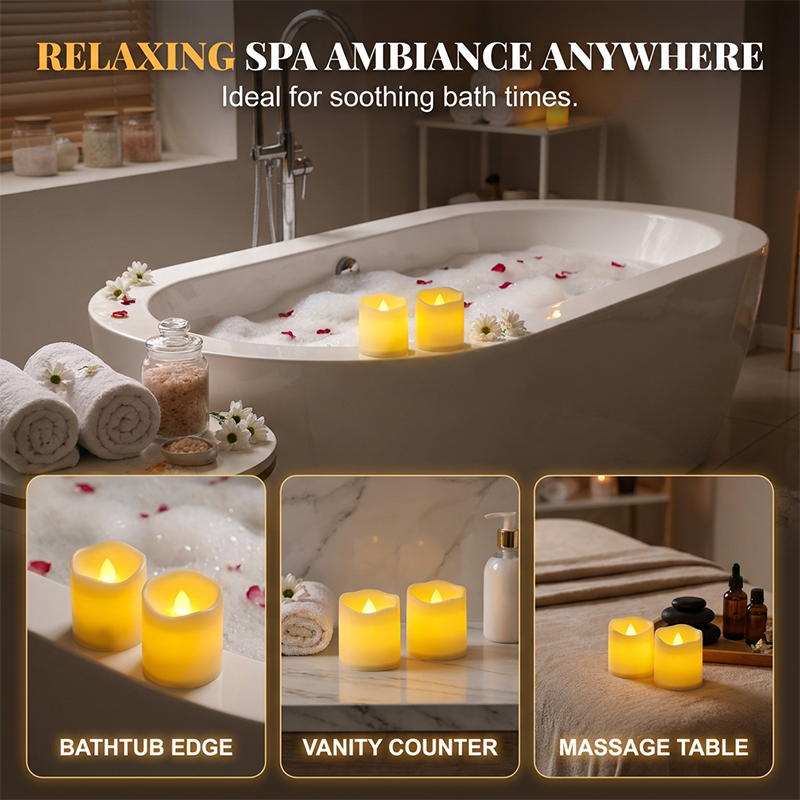 ✈️Last Day 50% OFF✨Warm Flickering Flameless LED Candles